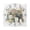 Golden Pointer, variant on 7.78in Square Artistic Wall Clock Dual-Purpose Tabletop & Hanging Decor Silent Non-Ticking Clocks for Home Office Elephant with Colorful Floral