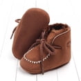 thumbnail image 5 of SYNPOS Newborn Baby Girls Cotton Soft Sole Winter Warm Snow Boots Infant Toddler Mid Calf Snow Boots 0-12 Months, 5 of 7