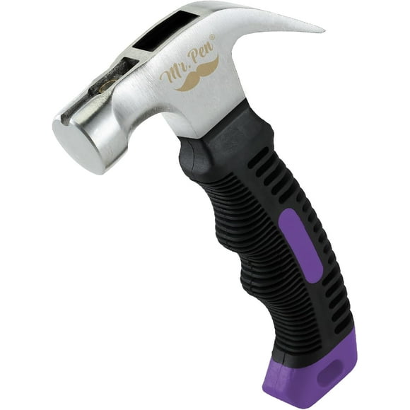 shiyou-- Hammer, 8oz, Purple, Camping Hammer, Claw Hammer, Stubby Hammer, Tack Hammer, Hammers Tools, Small Hammer for Women, Nail Hammer, Magnetic Hammer, Handy Hammer, Teal Hammer