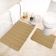 thumbnail image 5 of Xihbxyly Juego de Alfombrillas de Baño de Espuma, Absorción de Agua Suave, Base Antideslizante, Espuma Viscoelástica Cómoda, Decoración Moderna para Baño, Lavable a Máquina, 2 Unidades, 40 X 60 Cm, 4, 5 of 7