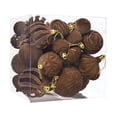 thumbnail image 1 of Bolas Navideñas de Flocado con Formas Especiales, 36 Adornos Pintados de Terciopelo Rojo | Decoraciones Navideñas de Tela Suave | Adornos para Árbol Multifuncionales, Guirnaldas y Centros de Mesa, 1 of 6
