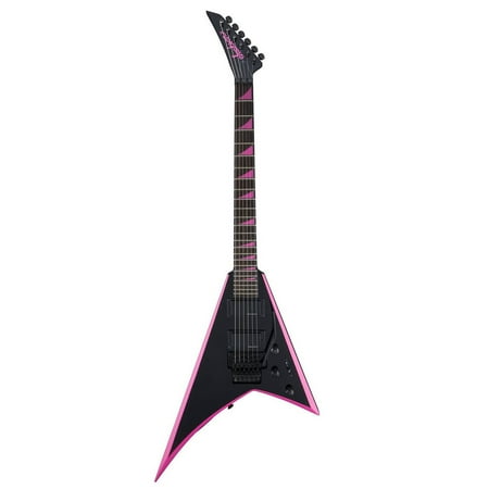 Jackson X Series Rhoads RRX24 Electric Guitar (Black with Neon Pink Bevels)