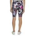 thumbnail image 3 of Calvin Klein Women's High Rise Fashion Print Bike Short (Geo Shift Berry, XL), 3 of 5