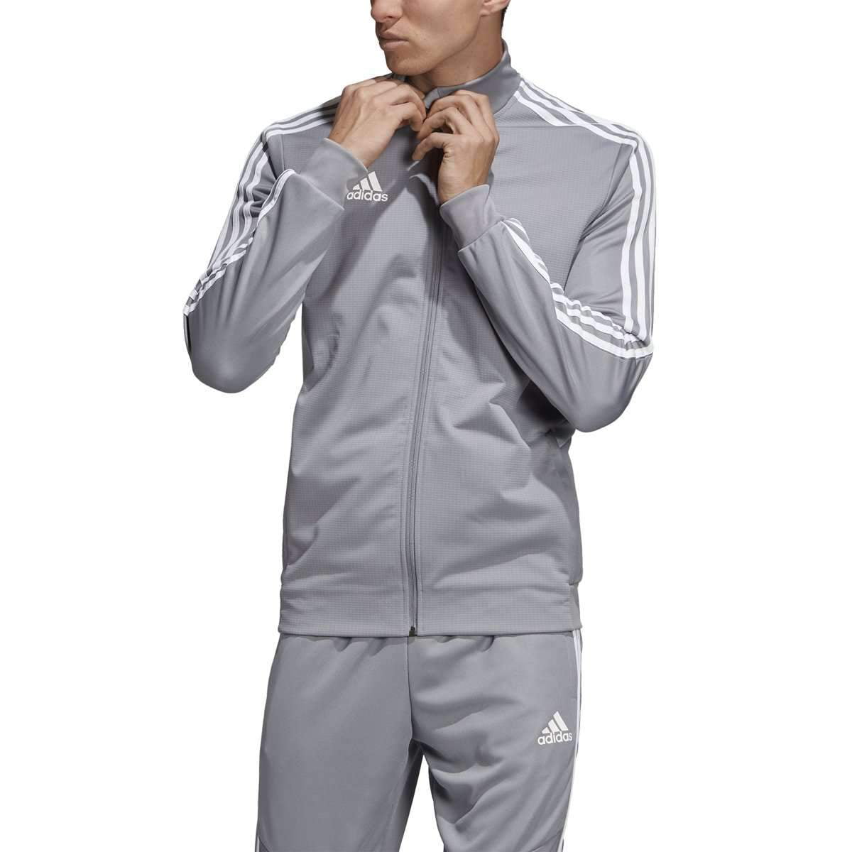 grey adidas sweatsuit mens