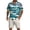 Blue, variant on Men's Summer Outfits Hawaiian Matching Set Beach 2 Piece Outfits Floral Cruise Button Down Shirt and Shorts