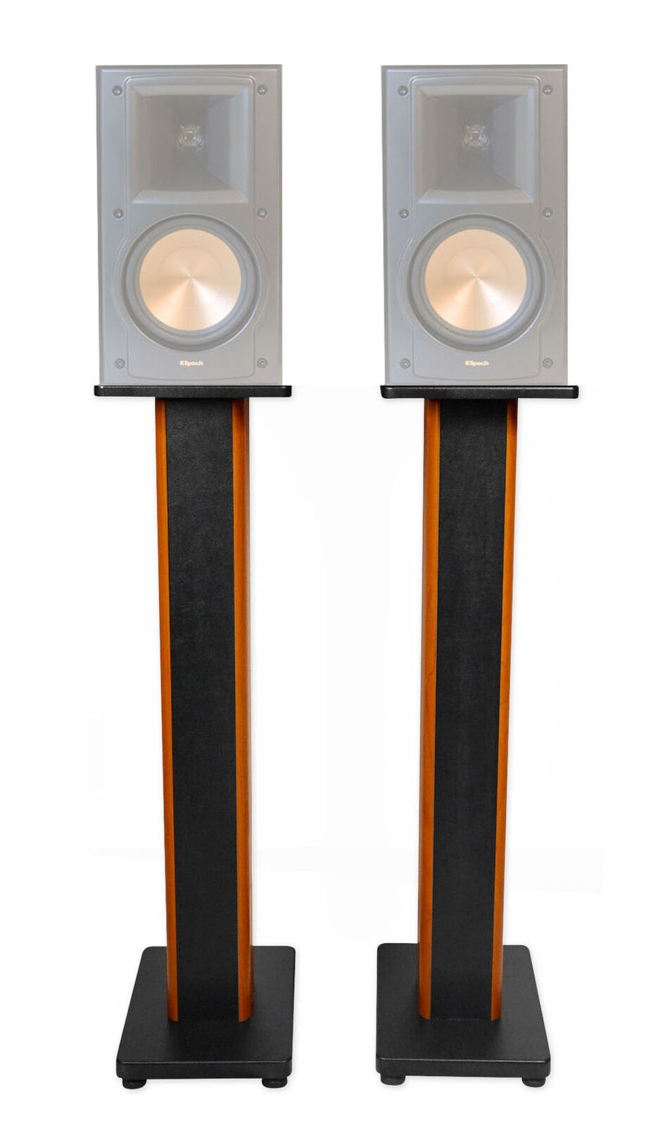 (2) 36" Bookshelf Speaker Stands For Klipsch RB51 II Bookshelf