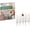 Clear, variant on Tupkee Christmas Lights Replacement Bulbs 2.5-Volt Clear Warm Incandescent Mini Bulbs for String, Icicle, Net Lights - 4 Regular & 1 Flasher