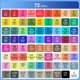 thumbnail image 3 of Set de rotuladores artísticos Banral Alcohol, 72 colores, doble punta, con funda, 3 of 8