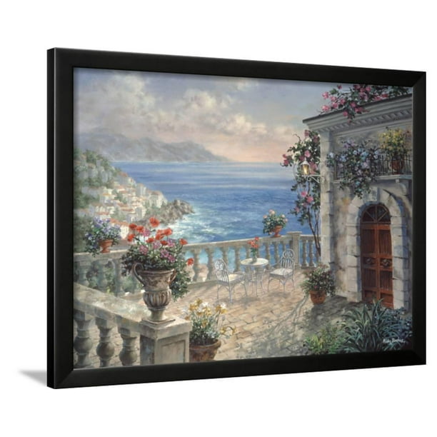 Mediterranean Elegance Framed Print Wall Art By Nicky Boehme Walmart Com Walmart Com
