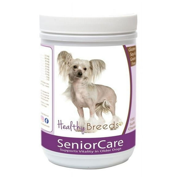 Healthy Breeds 840235163909 Chinese Crested Senior Dog Care Soft Chews