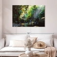 thumbnail image 2 of Elephant Stock Forest In Panama Wall Art - Horizontal Canvas Wall Art - Living Room Wall Decor - Nature Canvas - Black And Green Decor - 45" x 30", 2 of 8