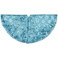 thumbnail image 4 of Northlight Jupe de Noël Mini Motif Flocon de Neige à Sequins Bleus 20 Pouces, 4 of 6