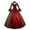 Red, variant on SwiftWear Women's Medieval Gothic Renaissance Court Dress - Plus Size Dress for Women | Formal Vintage Style Maxi Dress with Flare Sleeve & Corset Back​