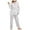 White3, variant on Arlun Womens Pajama Sets Button Down Long Sleeve Trousers Pajamas Set Fashion Heart/Floral/Cute Pattern Printed Lightweight Comfy 2 Piece Casual Pjs Loose Soft Breathable Loungewear White4 XL