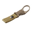 thumbnail image 2 of Bottle Hanging Buckle Clip for Backpack Belt, Outdoor Portable Webbing Buckle Lightweight Water Bottle Holder for Climbing, Hiking, Mountainee Khaki, 2 of 8