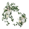 thumbnail image 1 of segolike 2x Wedding Arch Flowers Beautiful Decorations for Window Ceremony Front Door White, 1 of 9