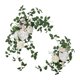 thumbnail image 1 of 2 piezas de flores de arco de boda, rosas artificiales, guirnalda de flores, hermosa decoración decorativa Blanco, 1 of 9