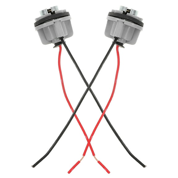 ROSENICE 2Pcs Brake Socket Design Car Tail Light Socket Harness For Brake And Turn Signal Lights 16.50X3.50X3.50cm
