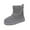 Gray, variant on Fozruso Girls Winter Boots Warm Lined Thick Sole Outdoor Cold Weather Footwear For Toddler Kids,Girls Ankle Boots Sizes 12.5 Little Kid(6-7 Years)