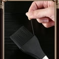 thumbnail image 4 of TIELUTT Silicone Brush High Temperature Stainless Steel Barbecue Brush Household Silicone Brush Set Cooking Rind Peeler Small Silicone Brush for Chocolate Silicone Basting Brush Colander Stainless, 4 of 5