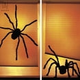 thumbnail image 5 of GustaveDesign 2.5ft Giant Plush Spider Scary Fake Fuzzy Long Spider Toy Halloween Simulation horror Prop Decor Indoor Outdoor Party Favor "2.5FT", 5 of 12