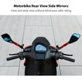 thumbnail image 3 of Motorcycle Rear View Side Mirrors, Motorcycle Handlebar End Mirror Rearview Mirrors Universal Motorcycle Mirrors for Motorbike, ATV, Dirt Bike, Fits 6mm 8mm 10mm, 3 of 8