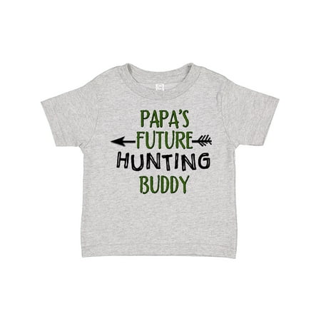 

Inktastic Papas Future Hunting Buddy Gift Toddler Boy or Toddler Girl T-Shirt