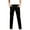 Black, variant on Turilly Mens Casual & Comfy Pants Fashion Trend Micro Elastic Slim Tie Elastic Small Straight Leg