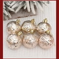 thumbnail image 5 of HomeDM Christmas Balls 6Pcs Champagne Shatterproof Ornaments Balls 6cm/2.36" Christmas Tree Hanging Pendant for Holiday Wedding Party Home Decor, 5 of 5