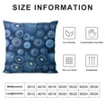 thumbnail image 5 of PIKWEEK  Blueberry Seamless Pattern Throw Pillow Covers Square Double-Sided Home Decor Pillow Case Soft Cushion Covers for Couch Bedroom Car, 5 of 5