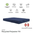 thumbnail image 1 of DHP Caden 8 Inch Poly Filled Futon Mattress, Full Size, 1 of 8