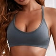 thumbnail image 5 of Plus Size Bras Women Padded Bra Feature V-Neck Push-up Bra Style W-268 Navy L, 5 of 8