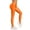 Orange, variant on Celsior Compression Leggings Anti Cellulite Anti Cellulite Leggings Scrunch Butt Lifting Leggings Tummy Control Compression Pants High Waisted Booty Butt Lifting Leggings Push Up Yoga Pants Silver M
