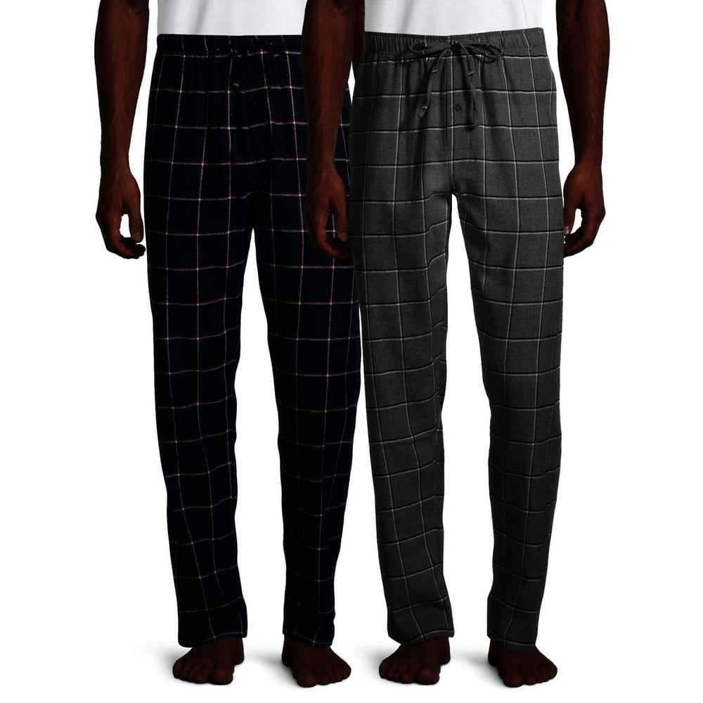 Hanes Hanes Men's and Big Men's 2Pack Flannel Pajama Pants Walmart