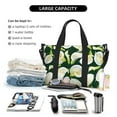 thumbnail image 4 of Travel Duffle Bag Calla Lily Flowers Petal Travel Tote Bags Carry on Luggage Waterproof Weekender Bags with Top Handle Adjustable Shoulde Strap for Travel Gym, 4 of 5