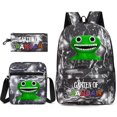 thumbnail image 1 of Three-piece Set Garten Of Banban Game Peripheral Two-dimensional Backpack Student Schoolbag Shoulder Bag Pencil Case, 1 of 5