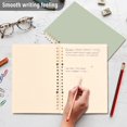 thumbnail image 5 of Haosy Sage Green Notebooks 1-subject Journal 60 Sheets A5 College Ruled Paper Detachable Ring 8.3"x5.7", 5 of 8