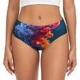 thumbnail image 1 of Balery Modern Art Red And Blue Colors Ropa Interior de Algodón para Mujer con Dibujo – Braguitas Cómodas y Elásticas, Estilo Clásico-X-Large, 1 of 6
