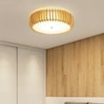 thumbnail image 4 of Arturesthome Wooden Drum Ceiling Lamp, 4 of 12