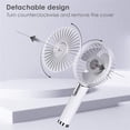 thumbnail image 4 of Mini Ventilador Portátil, Ventilador Recargable Usb De Mano, Ventilador De Escritorio Ajustable De Tres Velocidades Para Viajes En El Hogar Y La Oficina seitruly EL017686-01, 4 of 5