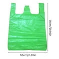 thumbnail image 6 of Shoreew 25Pcs Grocery Shopping Bags with Reinforced Handles Strong Load-bearing Large Capacity Multipurpose Disposable Garbage Bags, 6 of 7