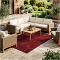 thumbnail image 5 of Koeckritz Rugs Tactic Red Black Indoor/Outdoor Turf Patio Area Rug 9' x 20', 5 of 7