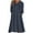 Navy, variant on Women Fuzzy Fleece Hoodie Night Dress Casual Long Sleeve Hooded House Coat Sleepwear Flannel Nightgowns with Pockets Purple