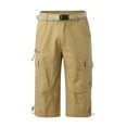 thumbnail image 7 of LIUJUNSHOP Relaxed Fit Men's Cargo Pants Men's Casual Cargo Shorts with Zipper Pockets and Adjustable Belt for Outdoor, 7 of 7