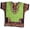 Green, variant on Riviera Sun Dashiki-Style Shirt for Men with Pockets – Boho Print Casual Top (Green, Large / X-Large)