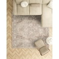 thumbnail image 4 of Unique Loom Portland Collection Area Rug - Canby (5' 3" Square Ivory/Beige), 4 of 8