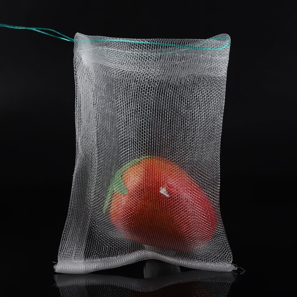 Garden Netting Fruit Mesh Bag,100pcs Plant Fruit Nylon Protection Bags