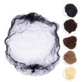 thumbnail image 2 of 50pcs Hairnet Hair Net for Bun Invisible Elastic Mesh 20inch 50cm (Bulk Packing,Multicolored), 2 of 5