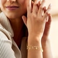 thumbnail image 2 of Ross-Simons Italian 18kt Gold Over Sterling Religious Charm Bracelet, Women's, Adult, 2 of 5