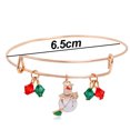 thumbnail image 2 of Brazalete navideño para mujer, dijes navideños, acabado brillante, pulseras navideñas, 2 of 5